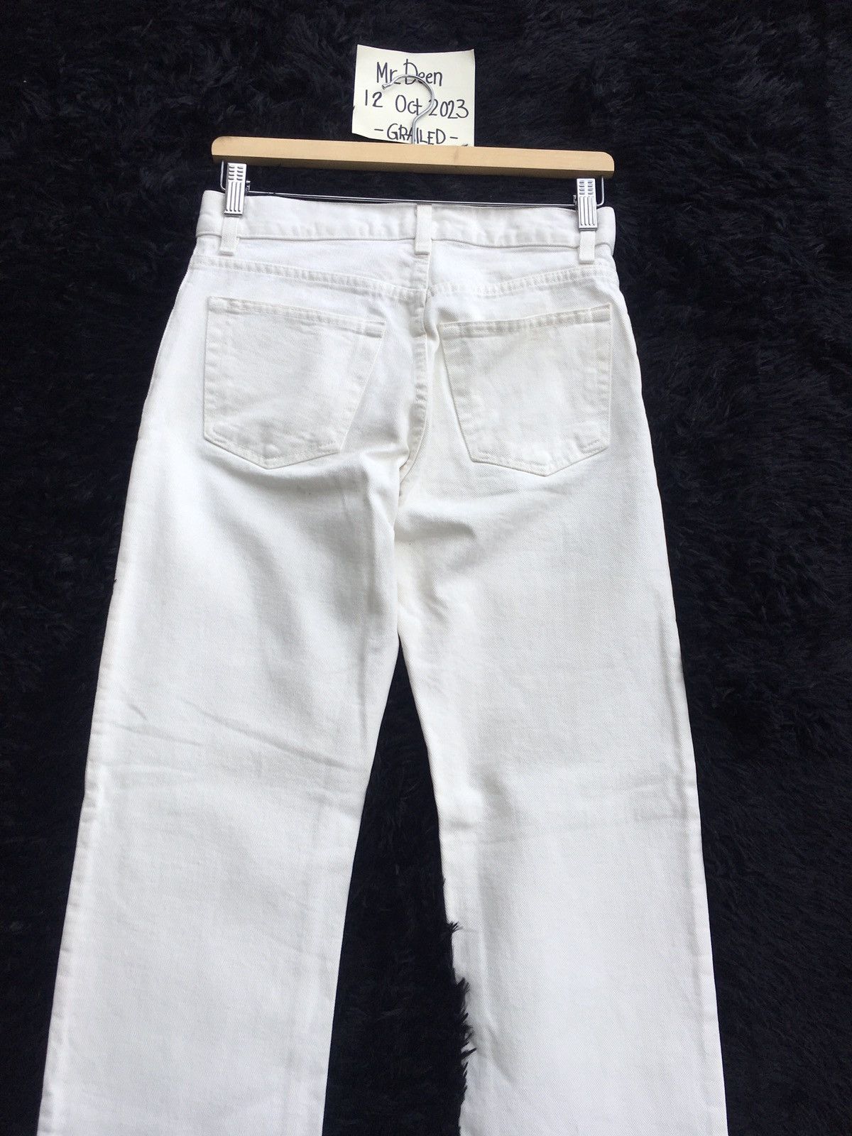 Helmut Lang Rare Vintage Helmut Lang White Denim/ Jeans Classic Cut Size US 28 / EU 44 - 20 Thumbnail