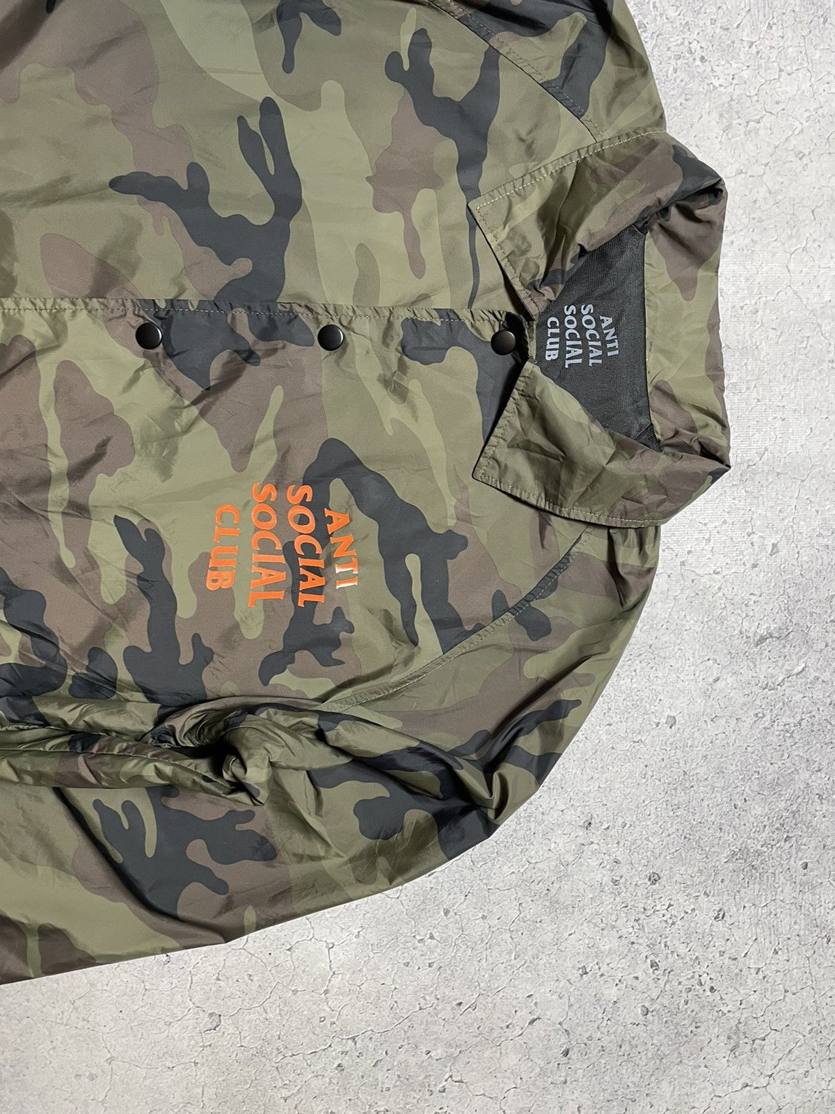 Anti Social Social Club Nylon Overshot Jacket ASSC Anti Social Social Club Camo Y2K Size US M / EU 48-50 / 2 - 5 Thumbnail