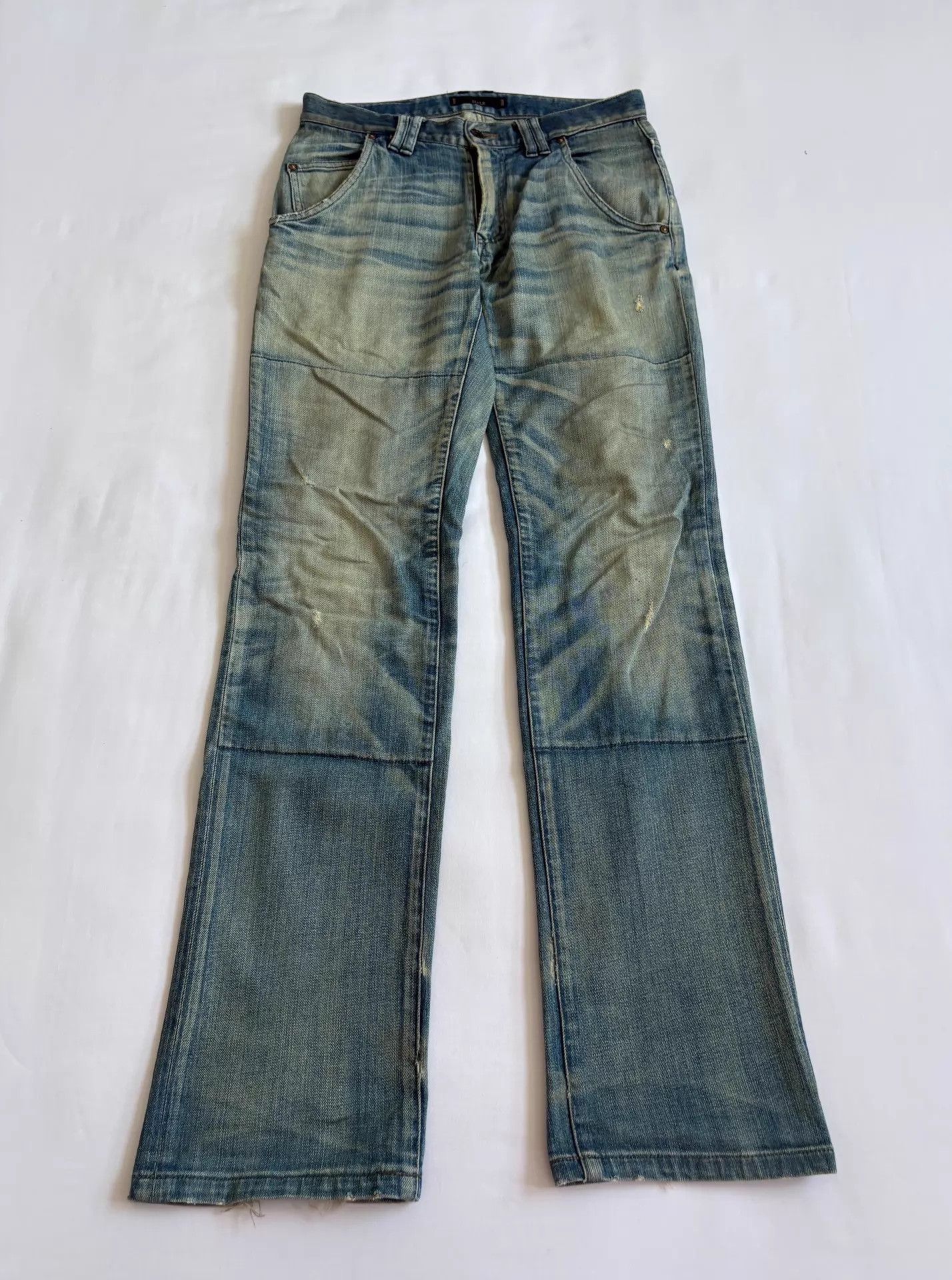 Habitat Halb Kiminori Morishita Vintage Wash Jeans 78/107 Size US 32 / EU 48 - 3 Thumbnail