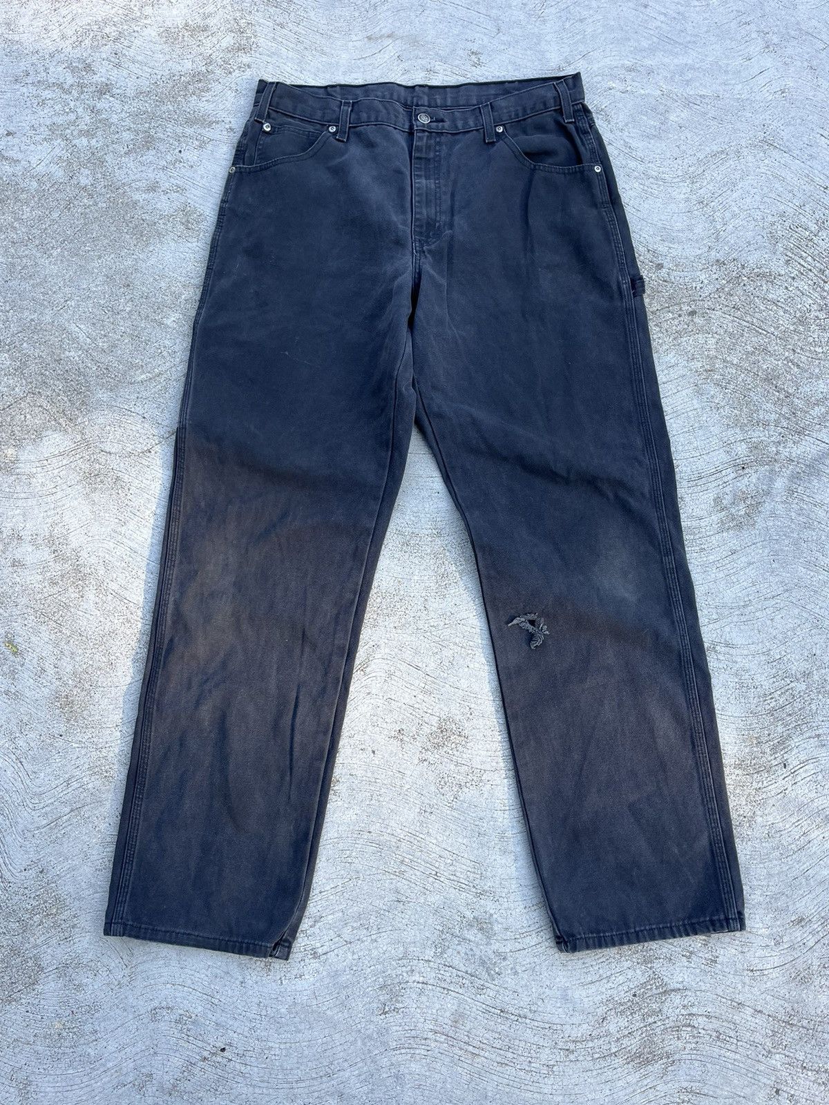 Vintage Y2K Dickies black carpenter pants | Grailed