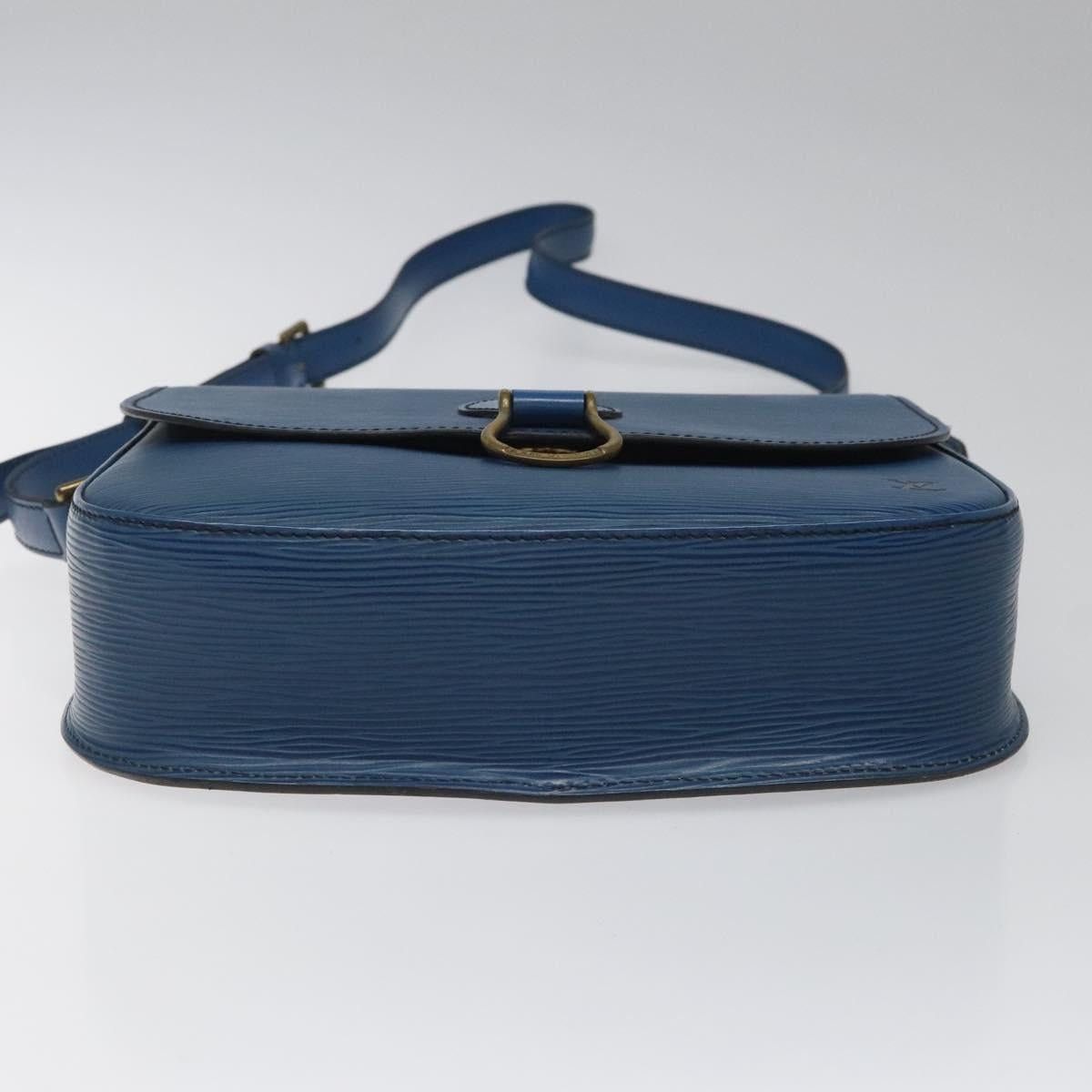 Louis Vuitton LOUIS VUITTON Epi Saint Cloud GM Shoulder Bag Toledo Blue Size ONE SIZE - 5 Thumbnail