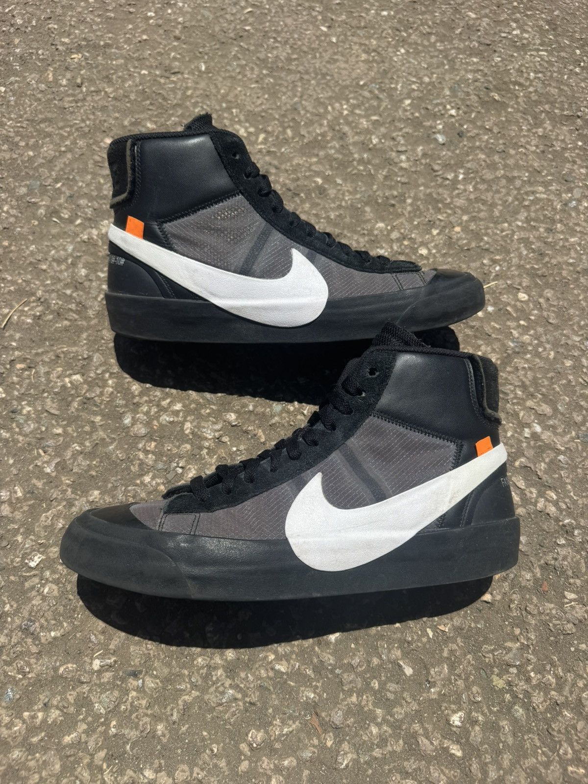 Nike Off White Blazer Mid The 10 Black Grim Reaper Halloween | Grailed