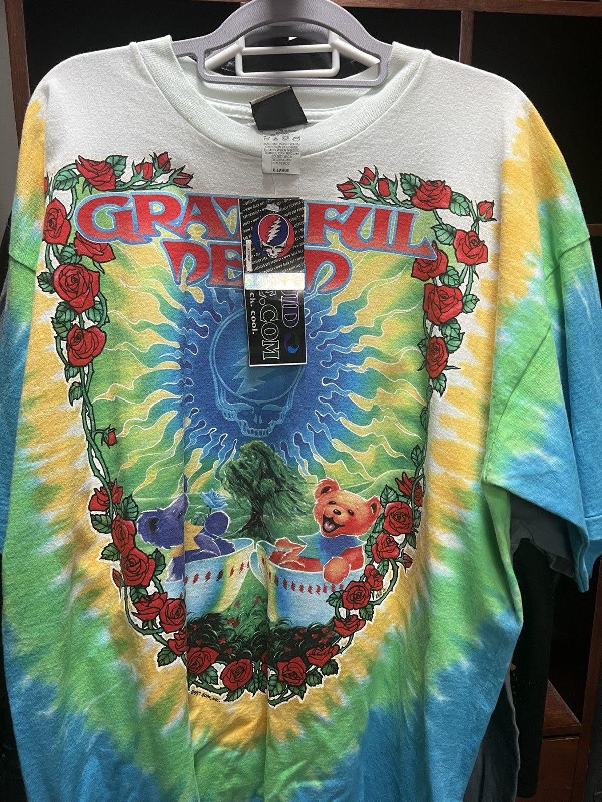 Vintage Vintage grateful dead tee with tags Size US XL / EU 56 / 4 - 1 Thumbnail
