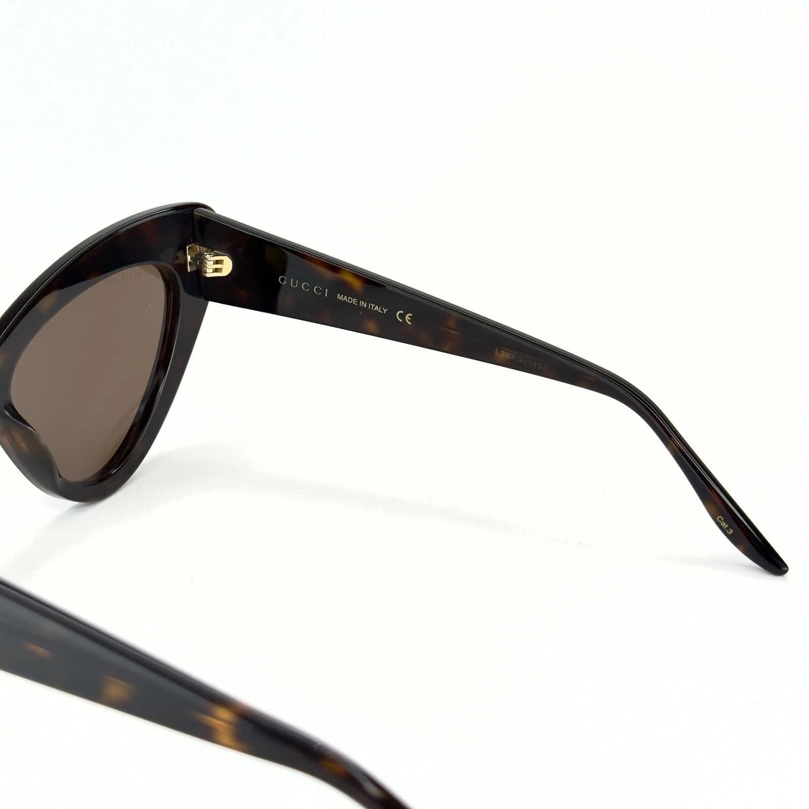 Gucci GUCCI Gg0895s 0895 Havana 002 Fashion Chunky Sunglasses Size ONE SIZE - 3 Thumbnail