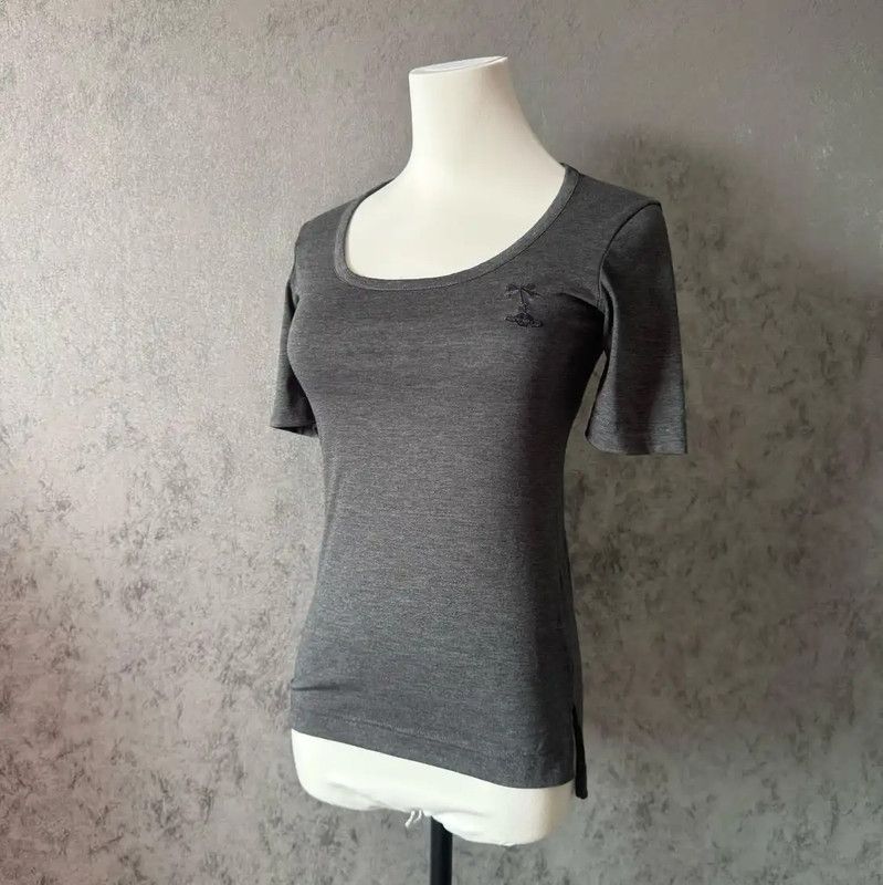 Vivienne Westwood Gray Short Sleeve T-Shirt 0089