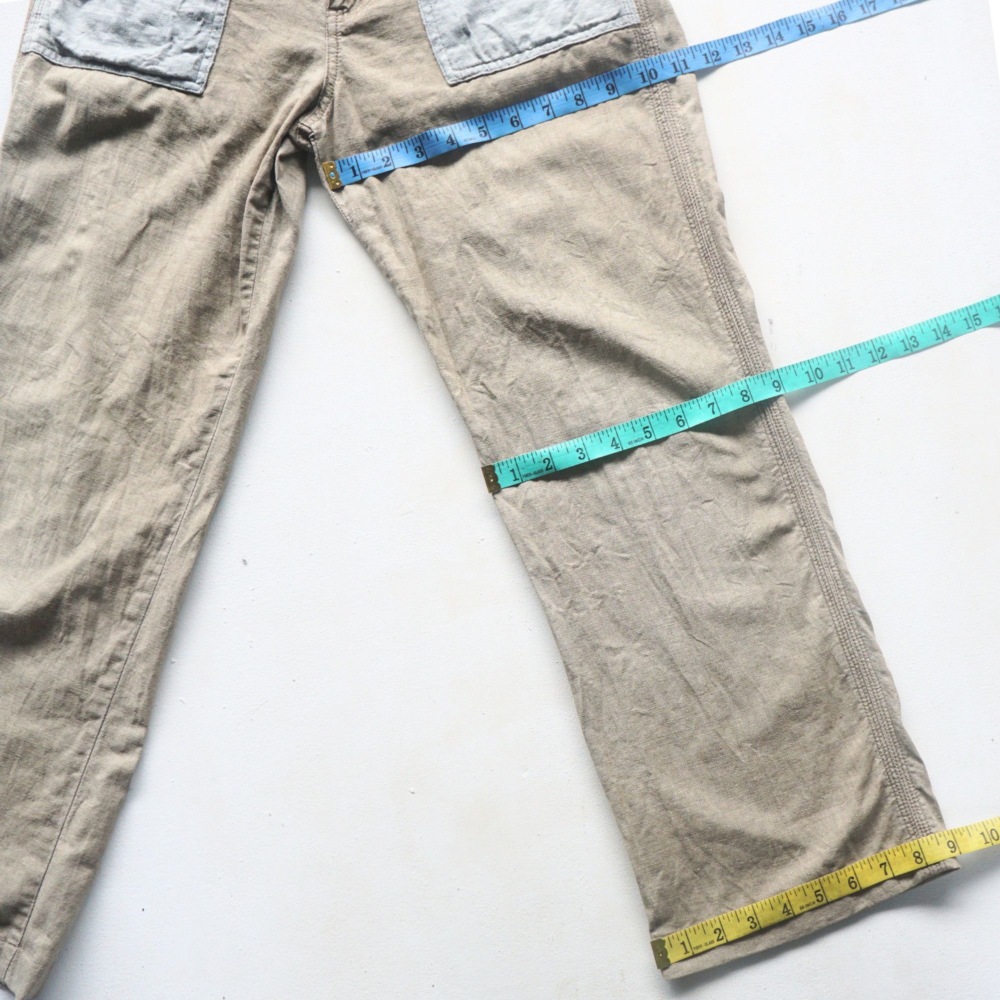 Japanese Brand CUBE SUGAR Patched Pockets Casual Pants Size 28" / US 6 / IT 42 - 8 Thumbnail