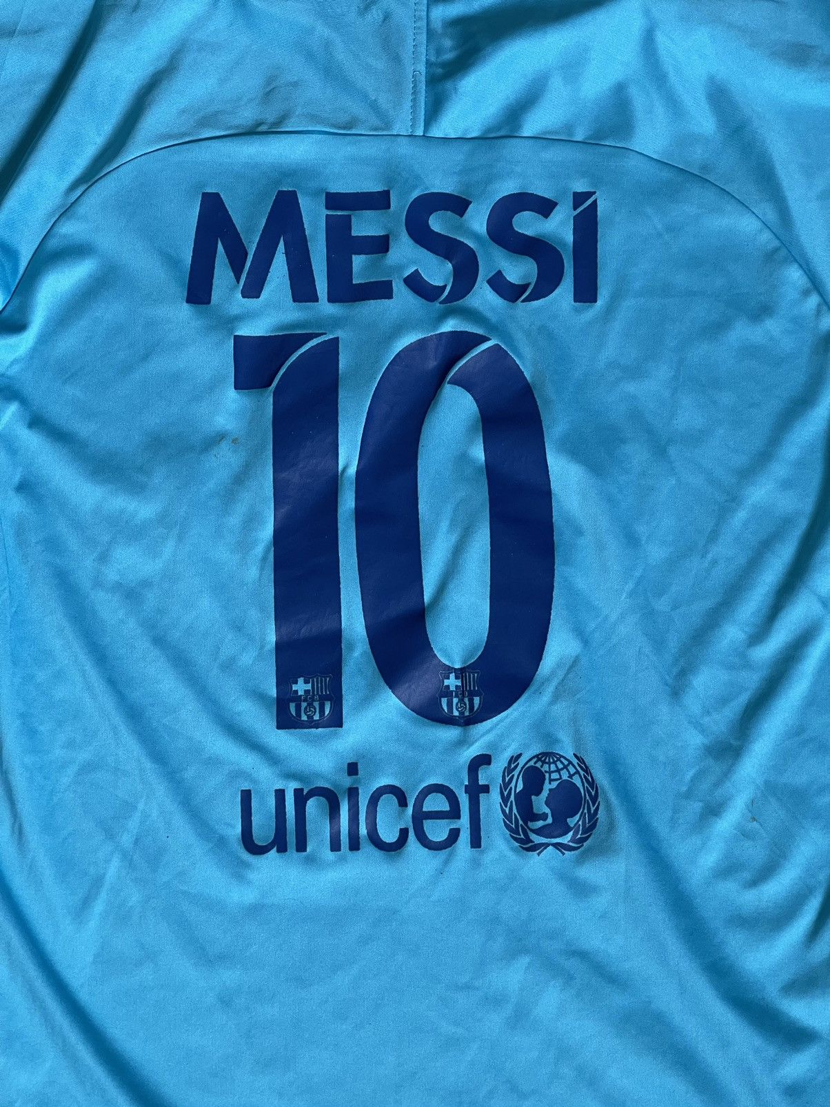 Nike Nike Messi Barcelona blue jersey Size US M / EU 48-50 / 2 - 6 Thumbnail