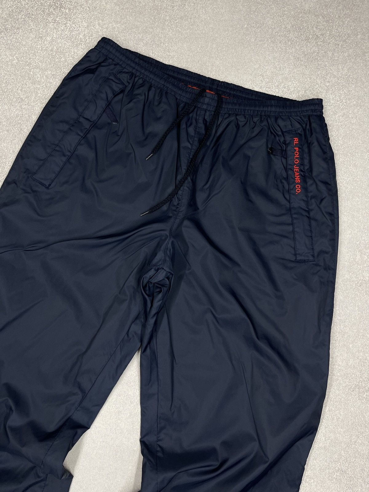 Polo Ralph Lauren Vintage Ralph Lauren Polo Jeans Co. Nylon Sweatpants Navy Size US 34 / EU 50 - 3 Thumbnail
