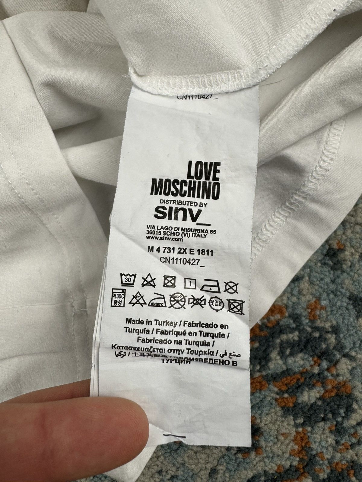Moschino Love Moschino moschino airlanes airplane graphic tee Size US S / EU 44-46 / 1 - 10 Thumbnail