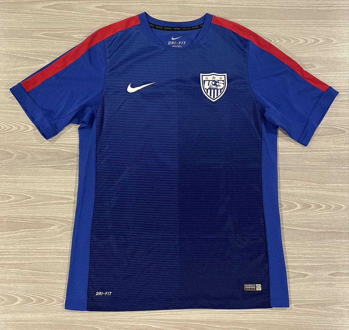 Nike Authentic 2014 dry fit US national team outlets soccer jersey