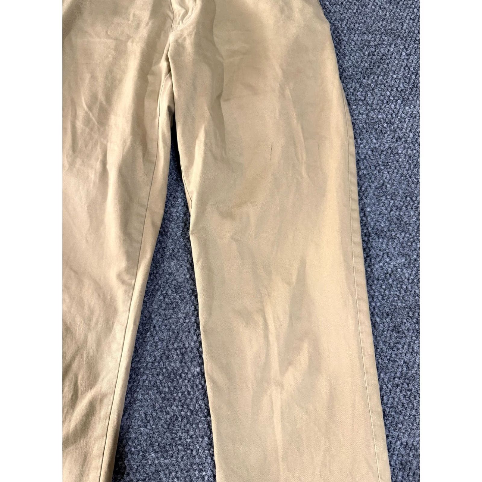 Brooks Brothers Brooks Brothers Red Fleece Pants Chino Beige 31x34 Regular Stretch Cotton Casual Mens Straight Front Zip Pockets Size US 31 - 4 Thumbnail