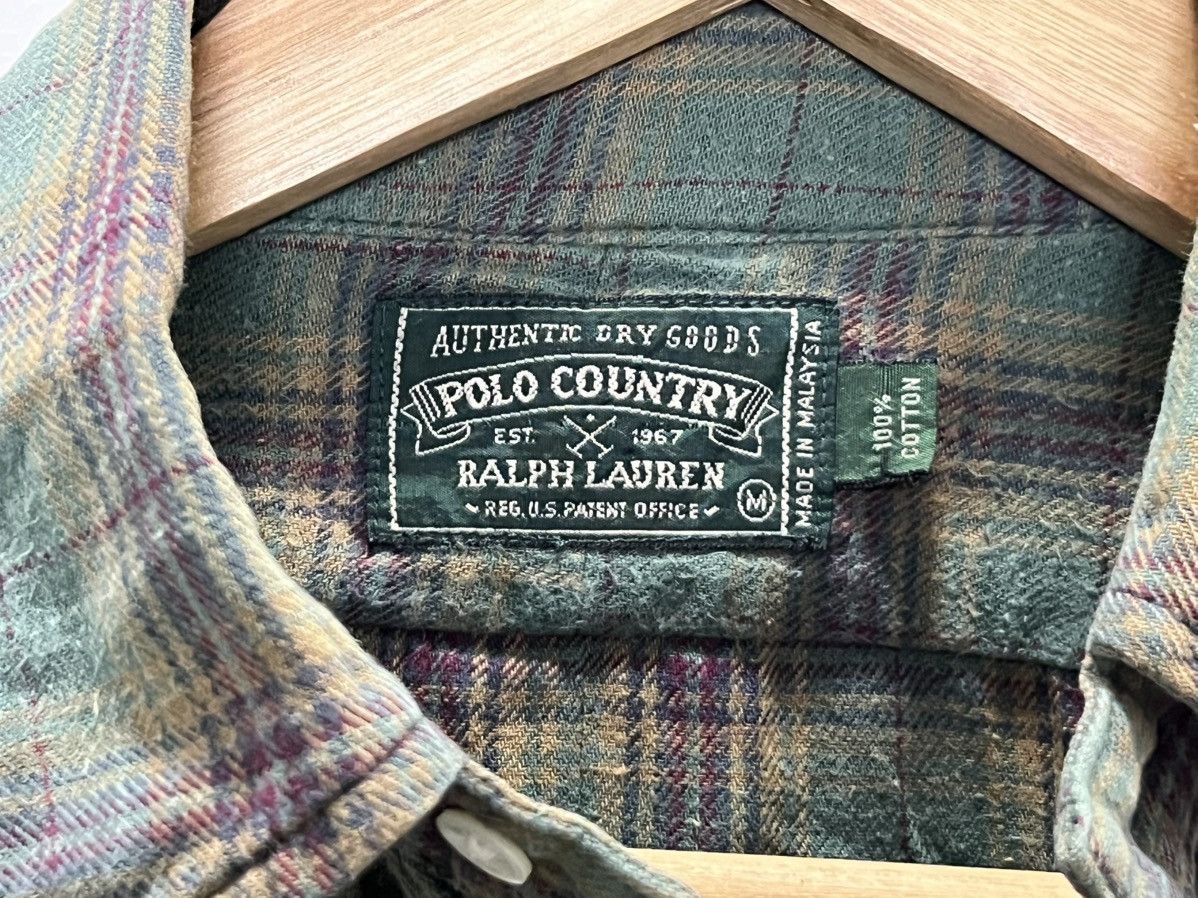 Polo Ralph Lauren Vintage Polo Ralph Lauren Plaid Flannel Shirt Size US M / EU 48-50 / 2 - 7 Thumbnail