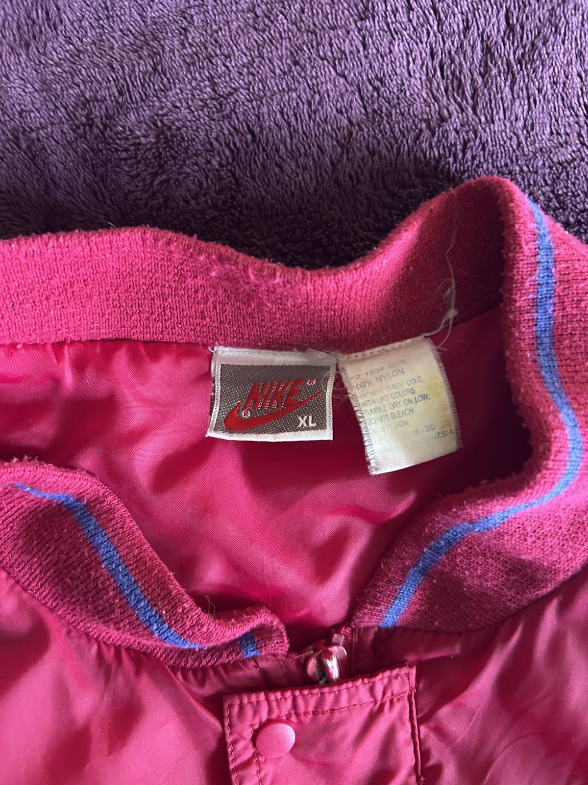 Vintage 80s 90s Nike Colorblock Bomber Jacket XL (Fits M)