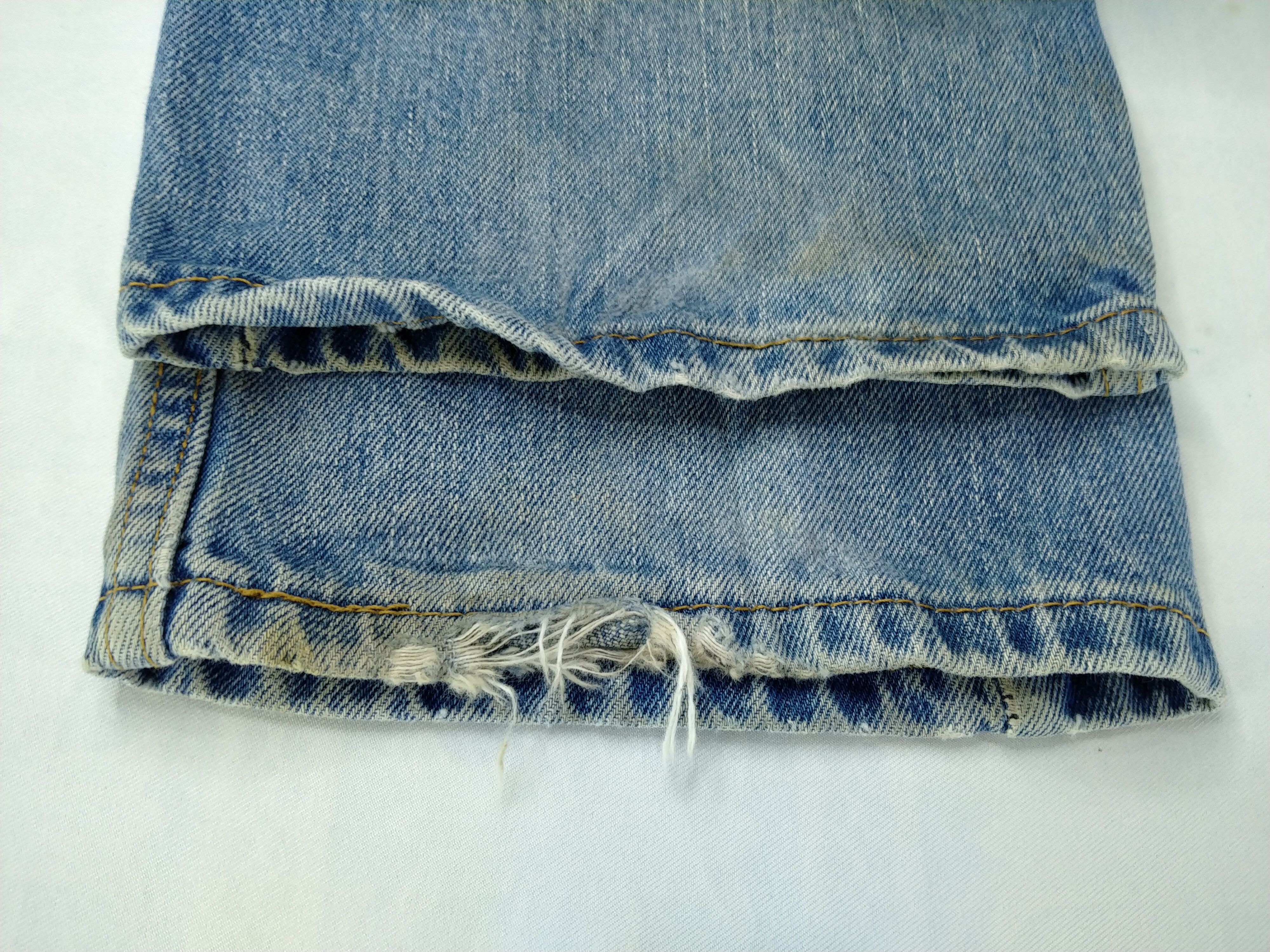 Levi's Dirty Blue Vintage Levi's 550 Straight Fit Denim 36x30 JN430 Size US 36 / EU 52 - 12 Thumbnail