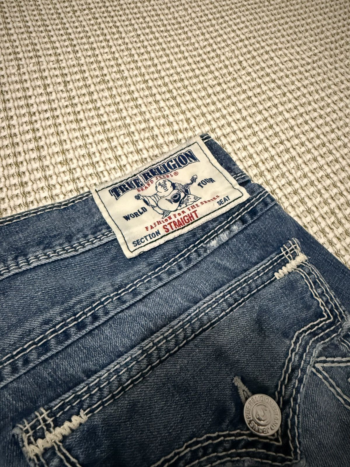 True Religion True Religion Double Stitch Denim Jeans Size US 38 / EU 54 - 6 Thumbnail
