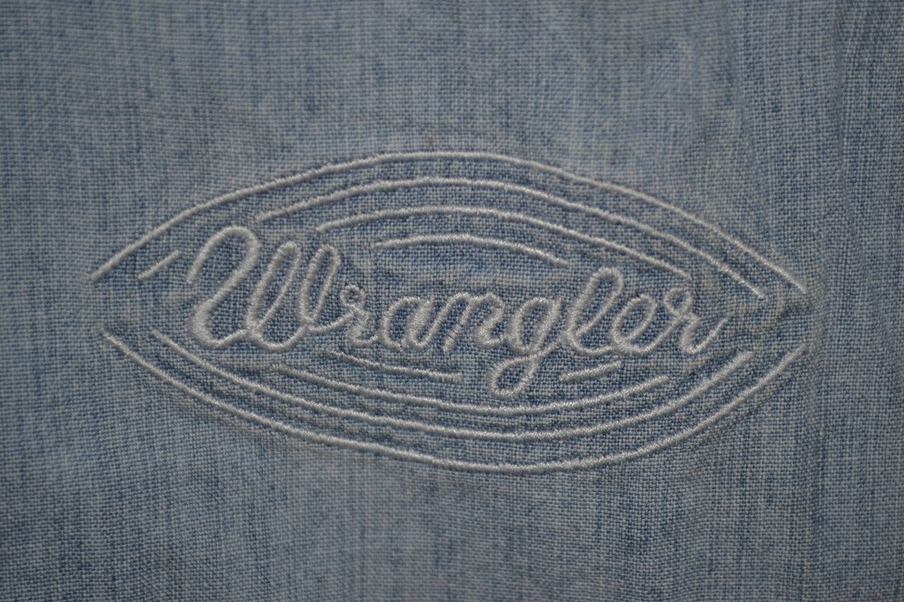Vintage × Wrangler Vintage Wrangler Wester Embroidered Denim Shirt XXL Size US XXL / EU 58 / 5 - 5 Thumbnail