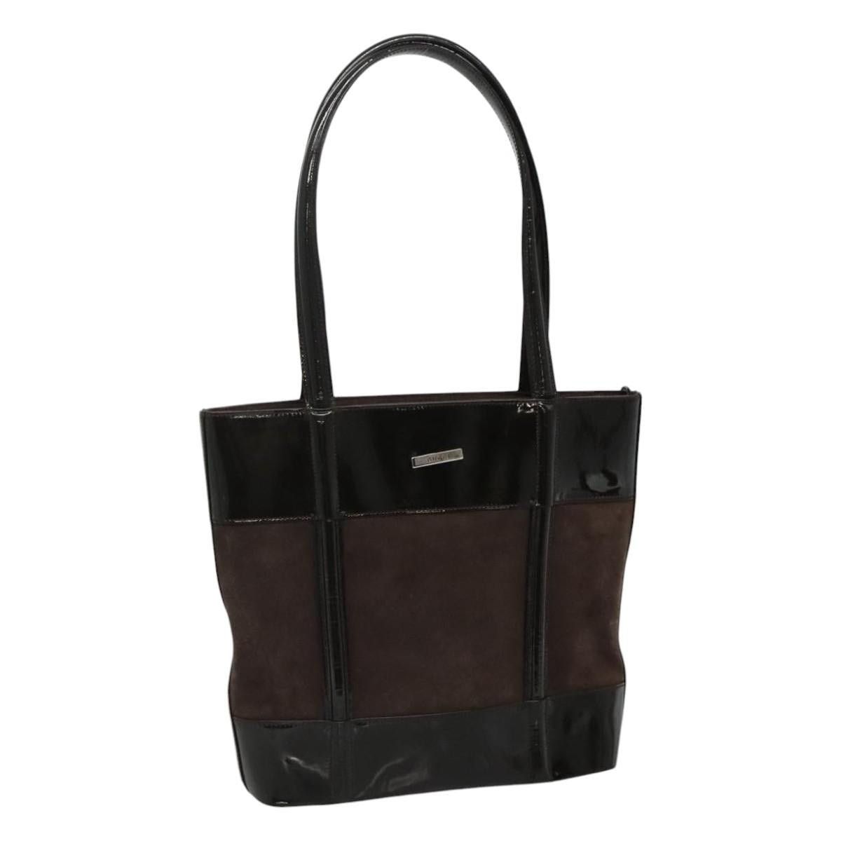 Gucci GUCCI Tote Bag Suede Leather Brown Size ONE SIZE - 1 Thumbnail