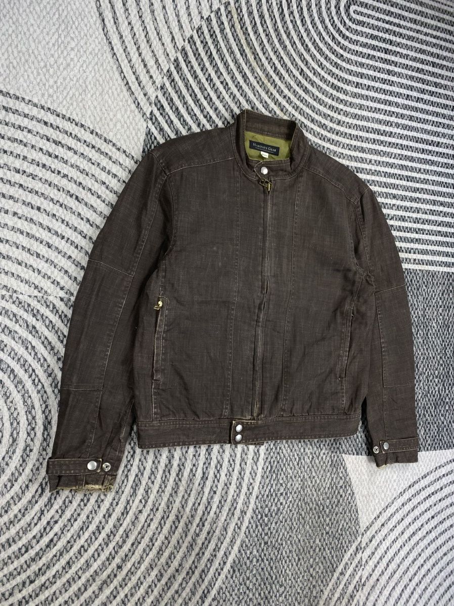 Japanese Brand Vintage Harold Gear Denim Brown Zipper Jacket Size US M / EU 48-50 / 2 - 3 Thumbnail