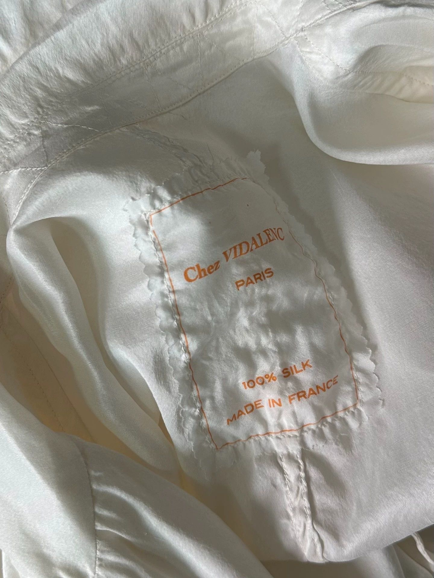 Other Vidalenc Silk Cream Handmade Linen-Knot Textured Jacket Size US S / EU 44-46 / 1 - 6 Thumbnail