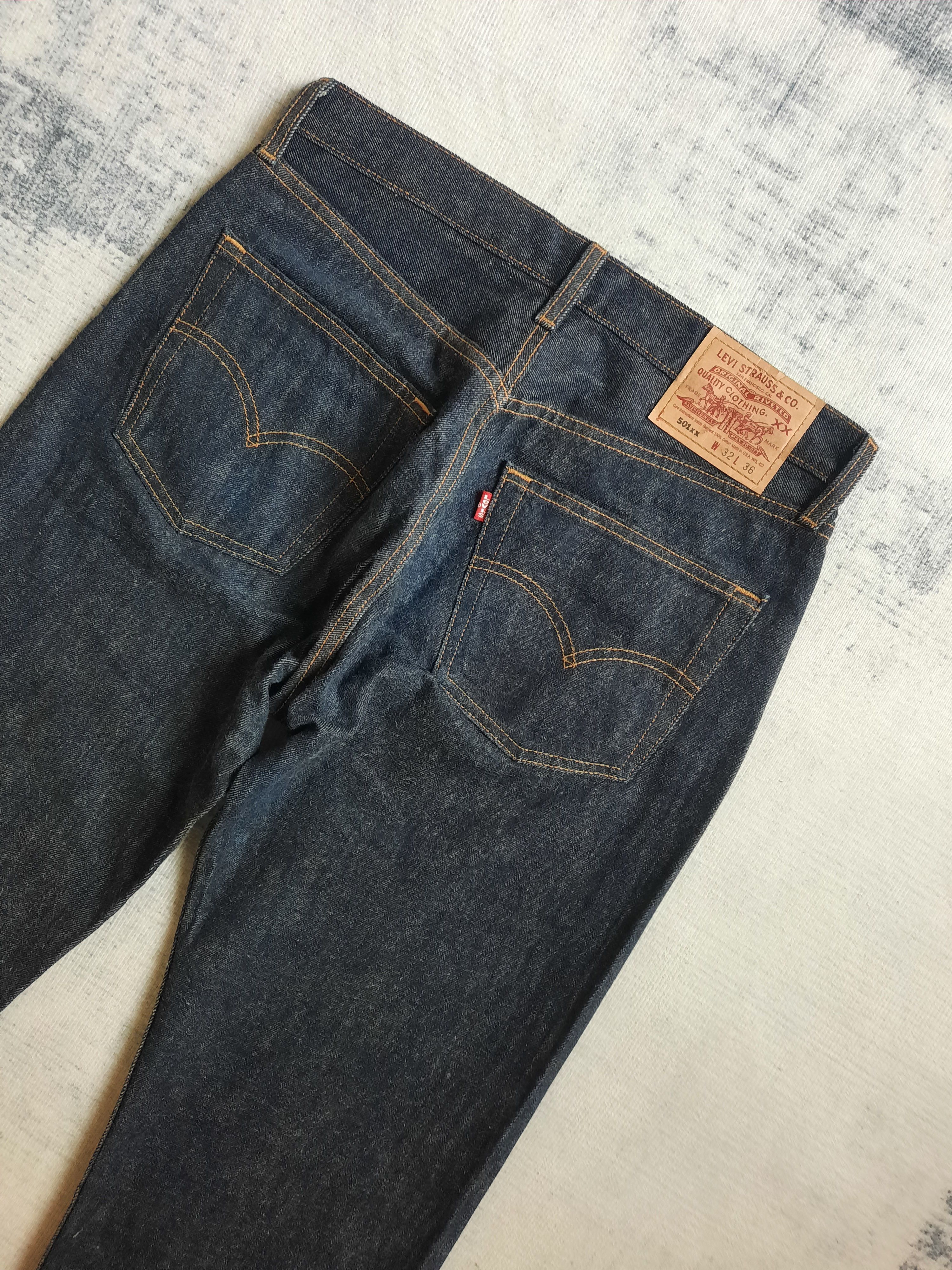 Levi's 🔥Vintage 90s levis 501xx made in usa indigo denim jeans Size US 31 - 5 Thumbnail