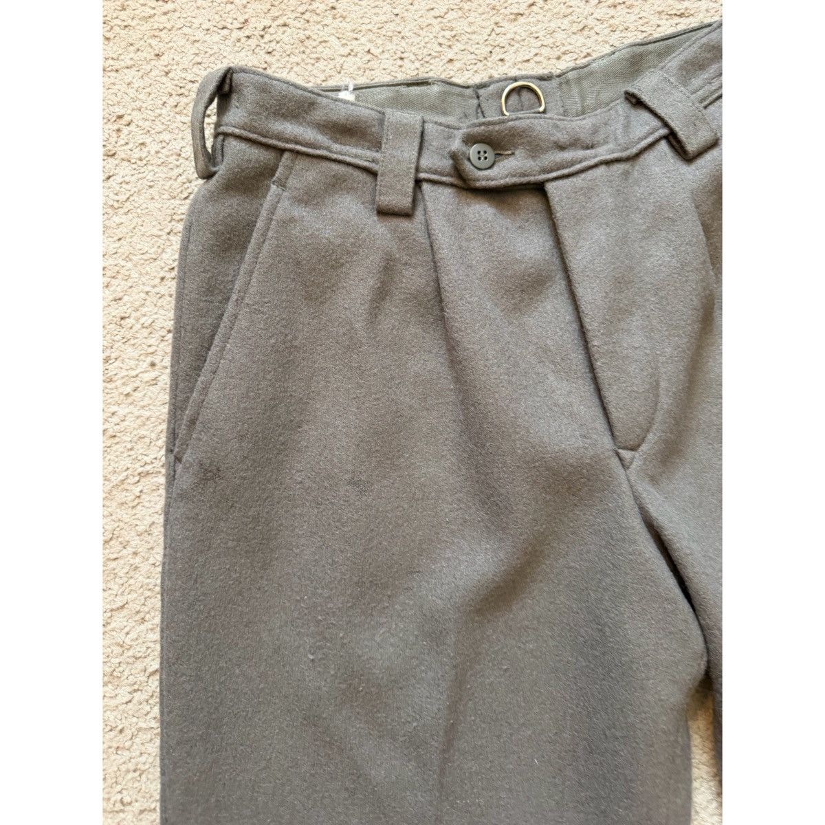 Vintage VINTAGE PLEATED GERMAN WOOL PANTS Size US 30 / EU 46 - 4 Thumbnail