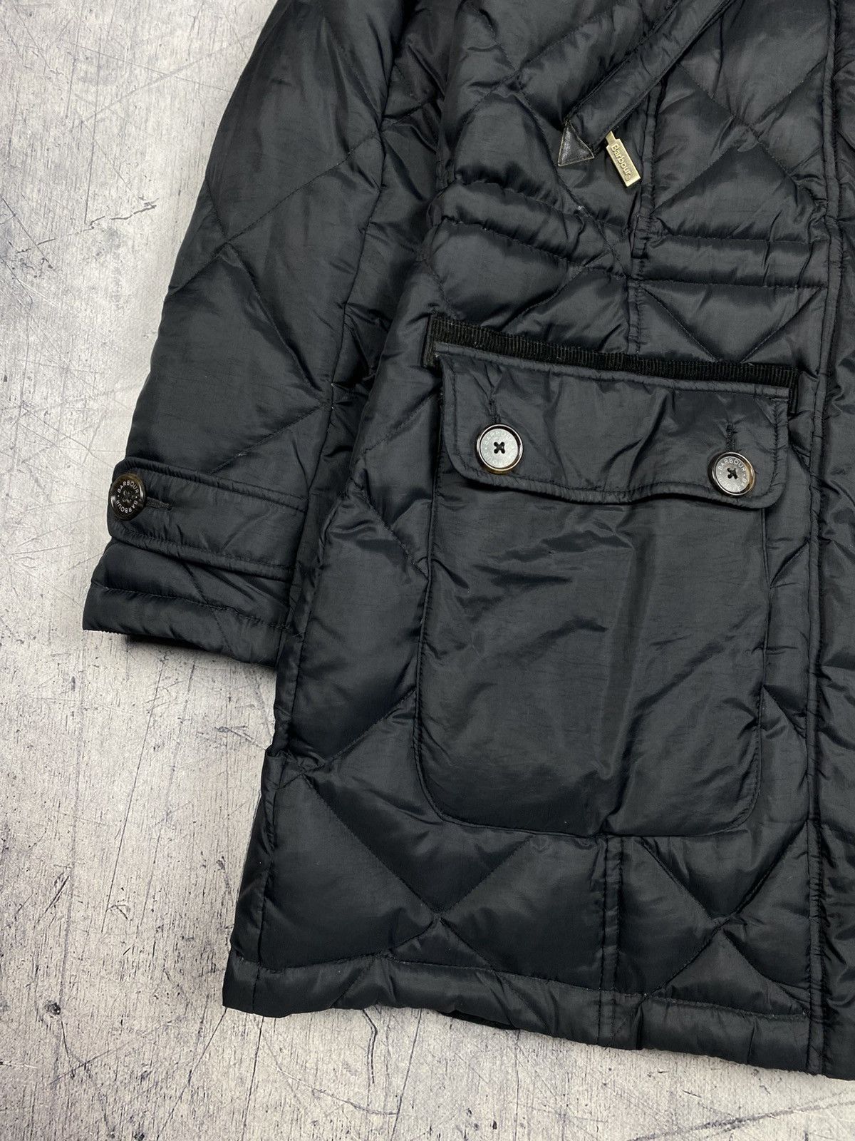 Barbour Barbour Bowfell Down Parka Fur Hood Quilted Coat Women’s M Size M / US 6-8 / IT 42-44 - 7 Thumbnail