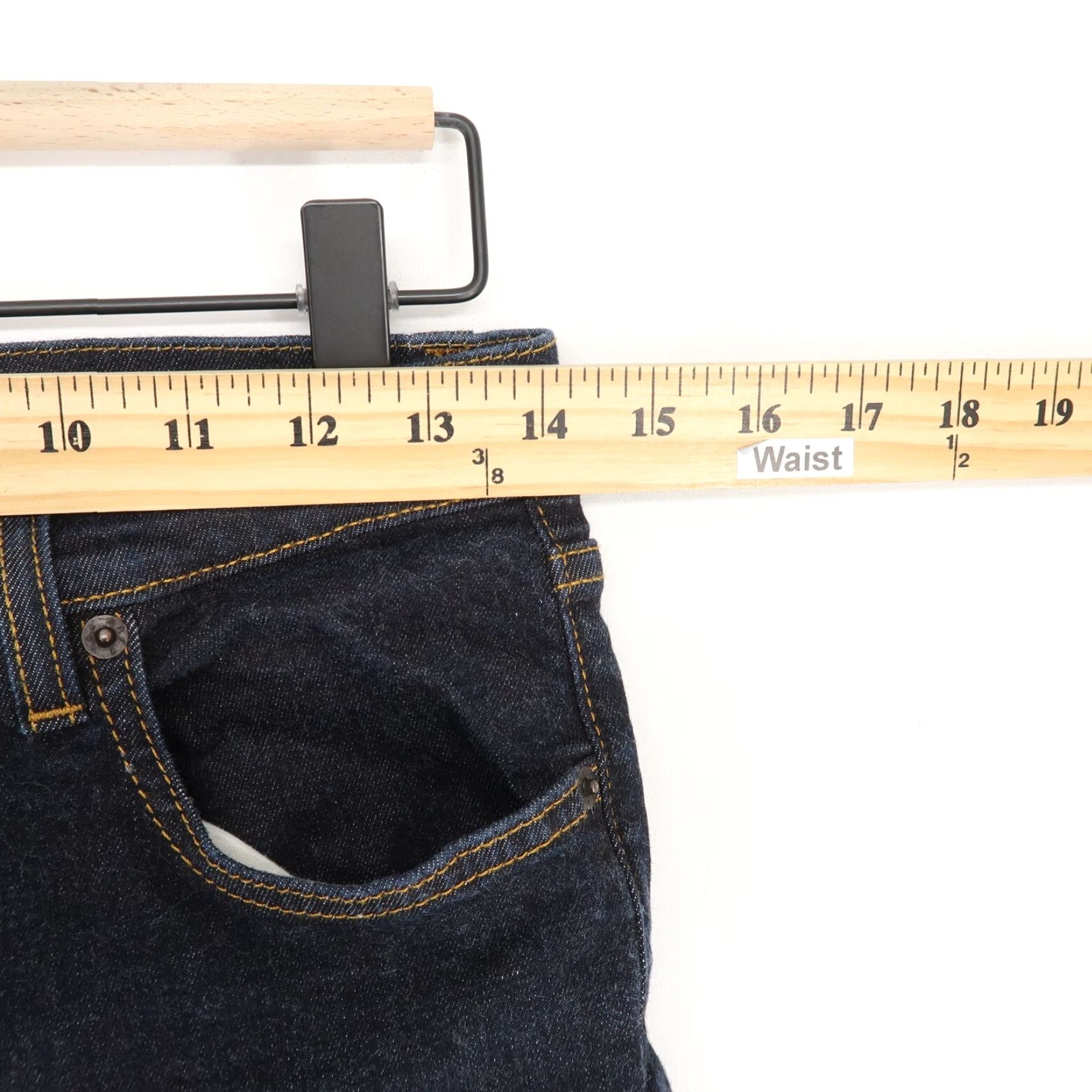 6397 VINTAGE 6397 NP140 Skinny Jeans Womens 30 Blue Stretch Zip Fly Fray Hems Made In Italy Size 30" / US 8 / IT 44 - 7 Thumbnail