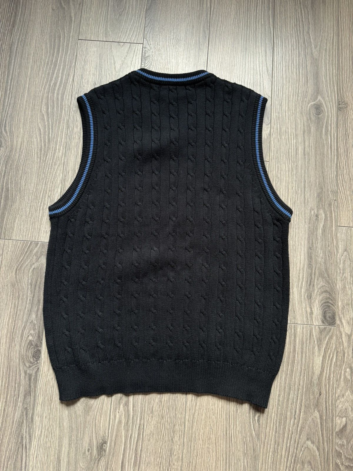 Yves Saint Laurent Yves Saint Laurent Cable- Knitted Vest L Size US L / EU 52-54 / 3 - 7 Thumbnail