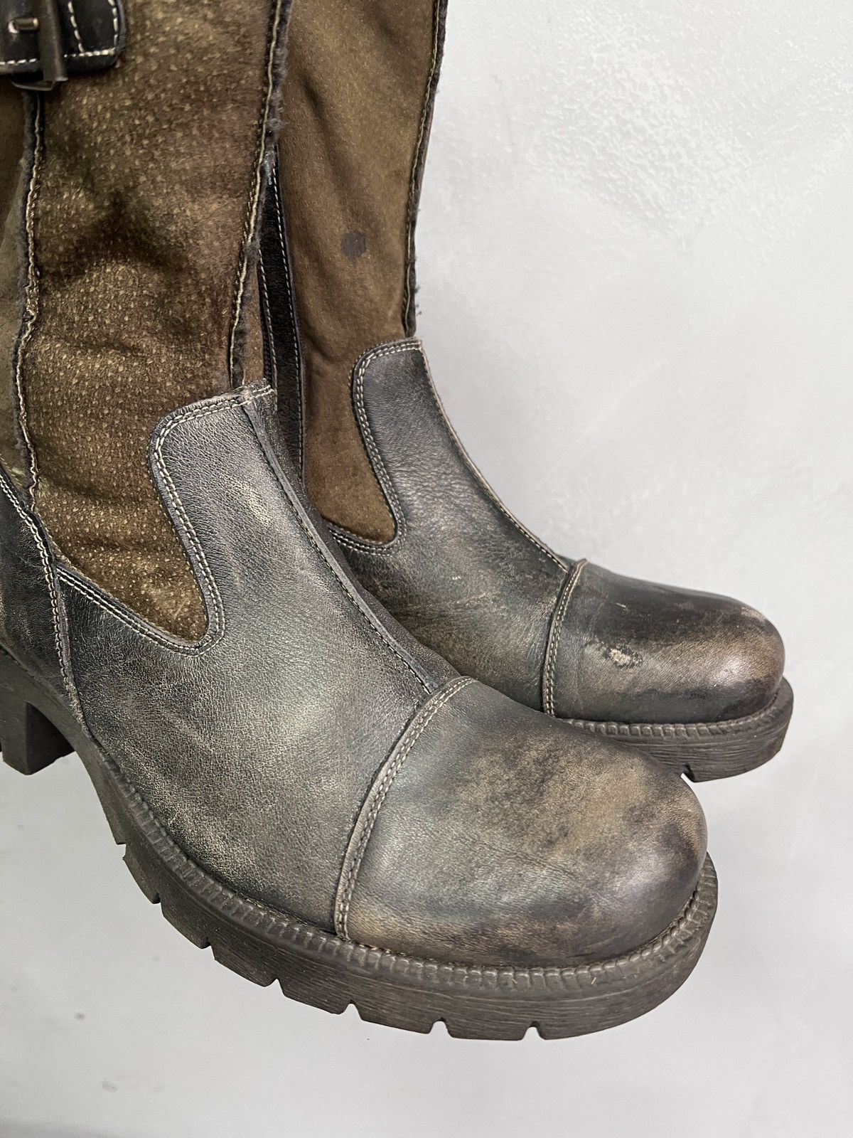 Guidi Leather guidi style leather Boots High platform gothic Size US 8 / EU 41 - 3 Thumbnail