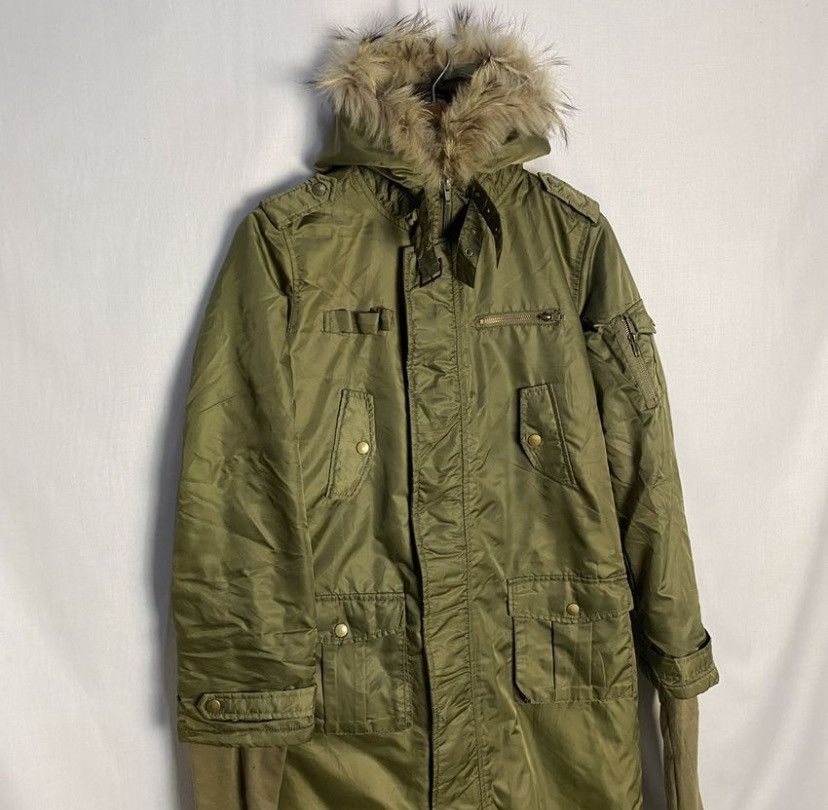 Japanese Brand EMS Excite Military Long Parka Size US M / EU 48-50 / 2 - 2 Thumbnail