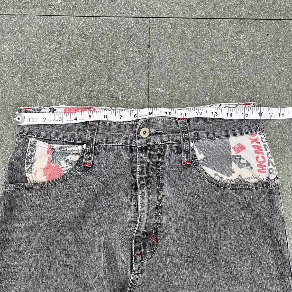 Southpole × Vintage Crazy Vintage South Pole Embroidered Denim Jeans Size US 32 / EU 48 - 6 Thumbnail