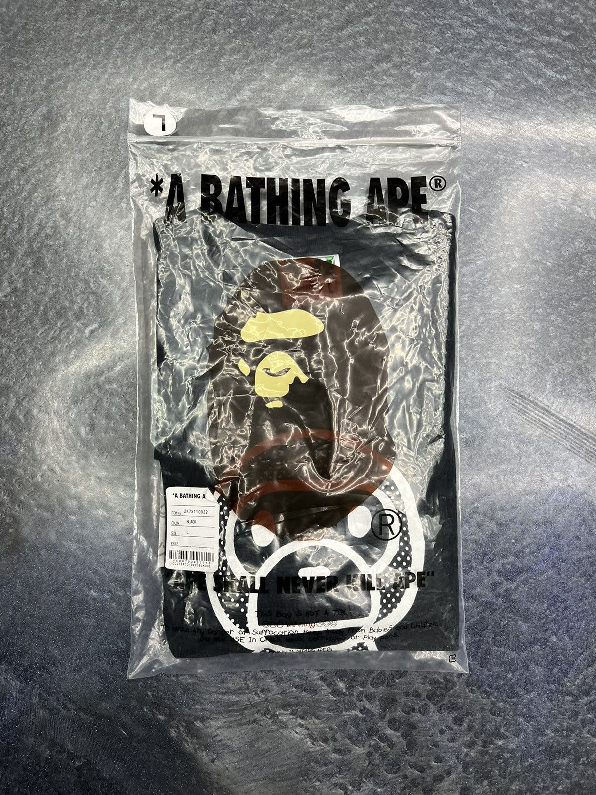 Bape × Joshua Vides Bape x Joshua Vides Baby Milo T-Shirt Size US L / EU 52-54 / 3 - 7 Thumbnail