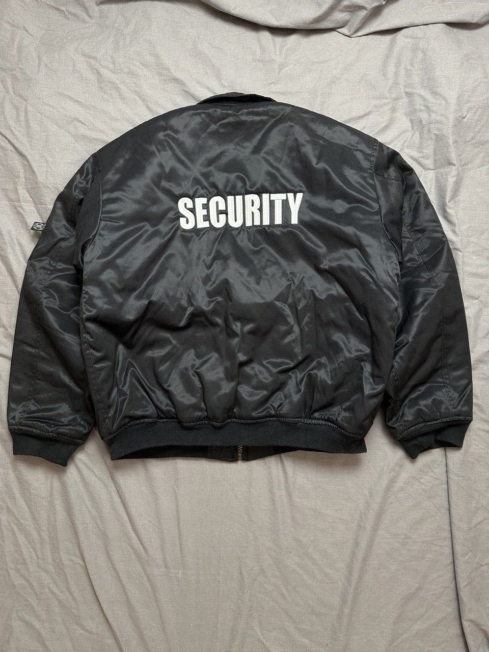 Japanese Brand Security Bomber Jacket Vintage Y2k Boxy Fit Streetwear Alpha Size US XL / EU 56 / 4 - 1 Thumbnail