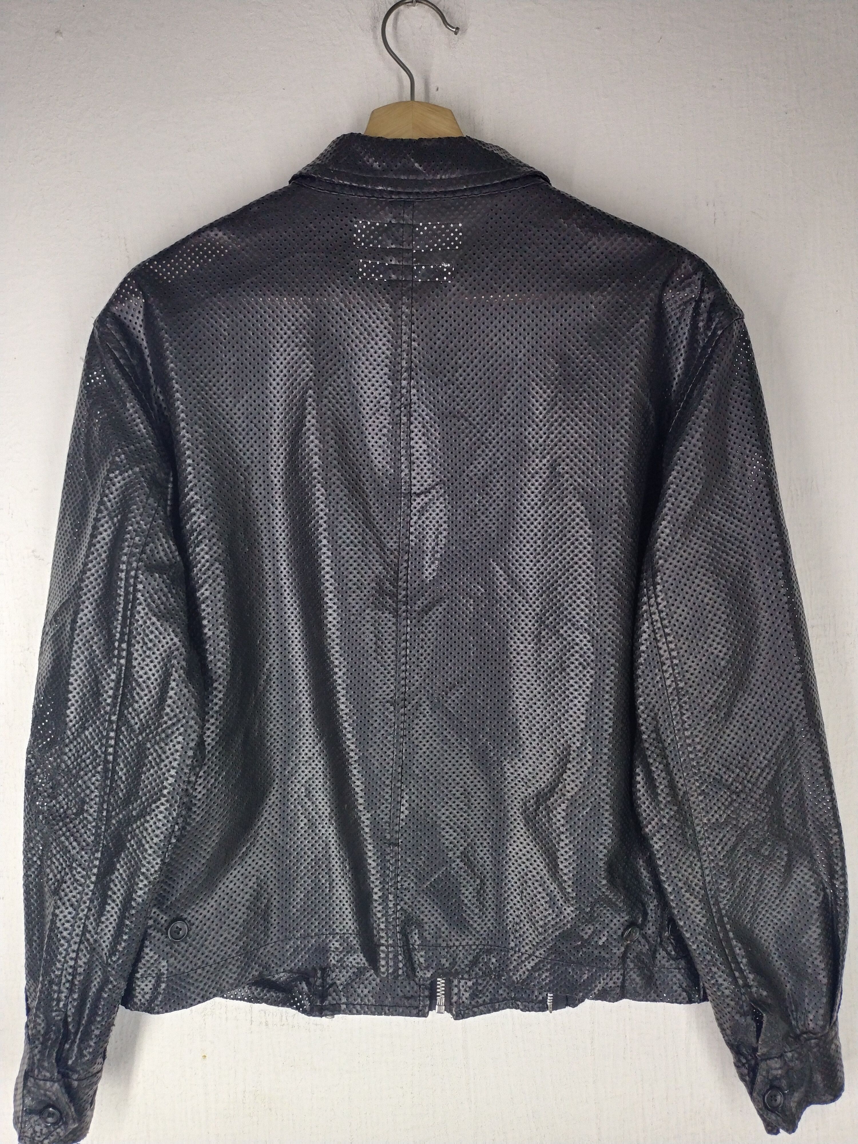Comme des Garcons Vtg 00's Spring Summer Collection Faux Leather Jacket Rider Size US S / EU 44-46 / 1 - 15 Thumbnail
