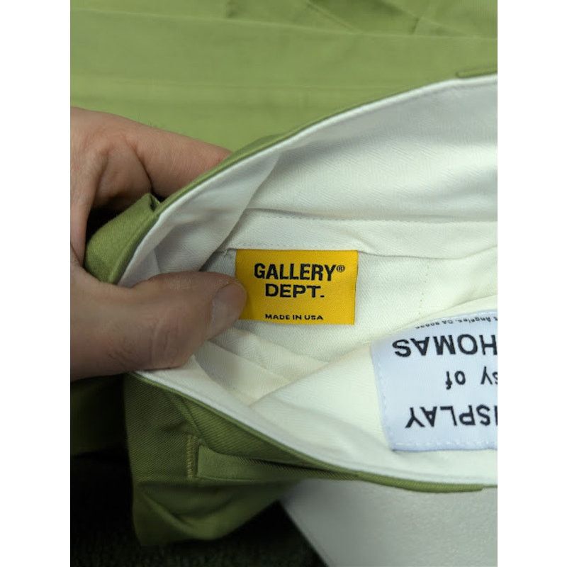 Gallery Dept. o1rshd1 LA Chino Pants in Green Size US 32 / EU 48 - 18 Thumbnail