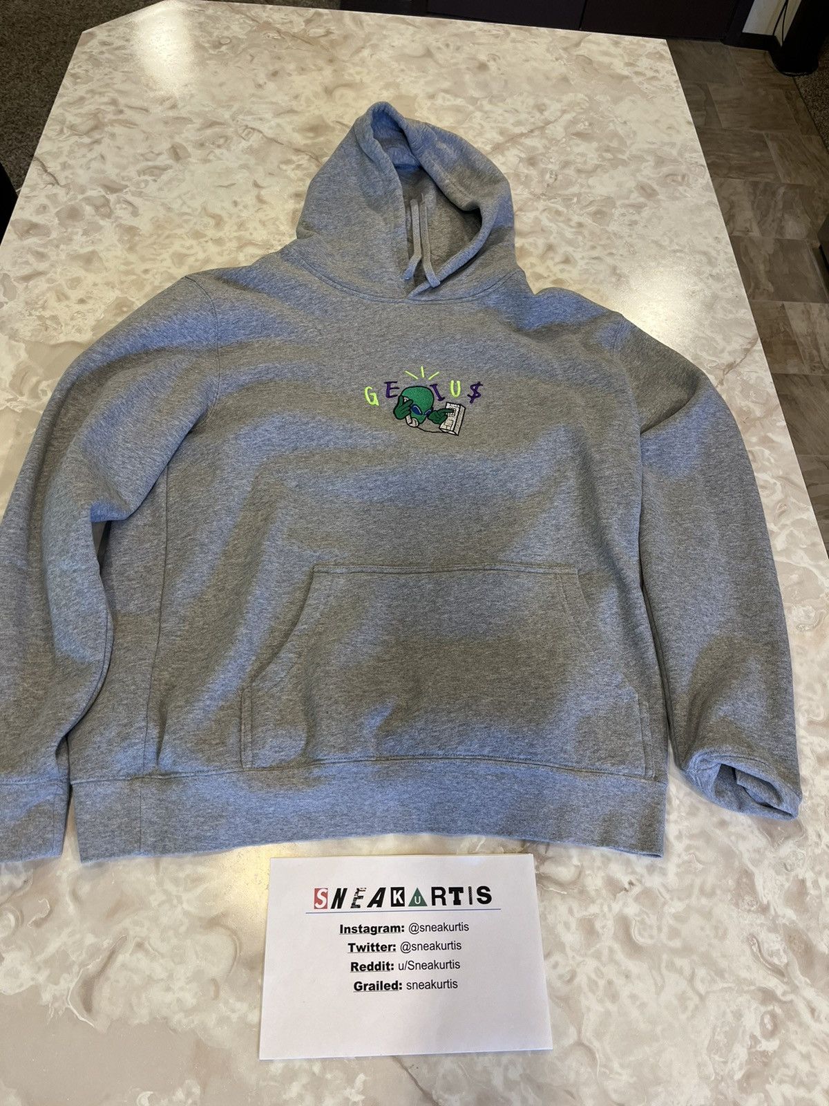 Genius Pieces Genius Pieces Phone Home Embroidered Logo Hoodie Size US L / EU 52-54 / 3 - 2 Thumbnail