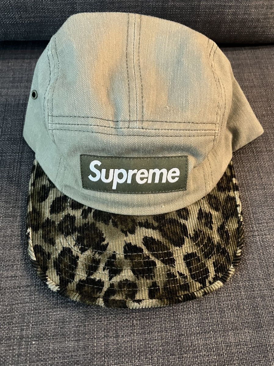 Supreme Leopard Camp Cap | Grailed