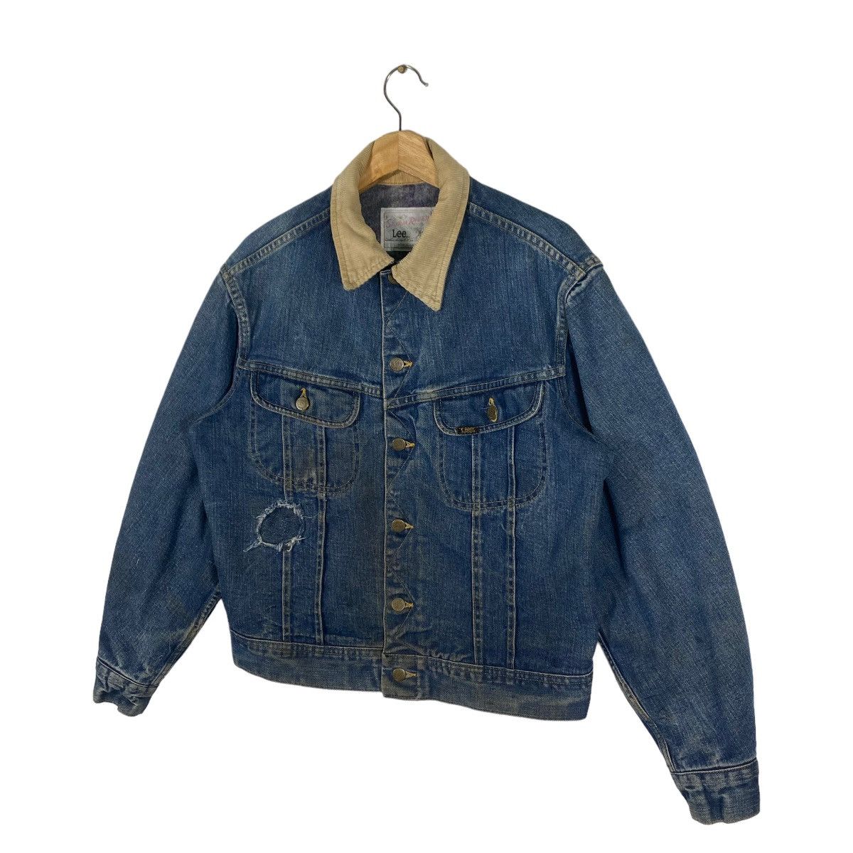 Lee × Vintage Vintage 60s Lee Storm Rider Denim Jacket Size US L / EU 52-54 / 3 - 2 Thumbnail