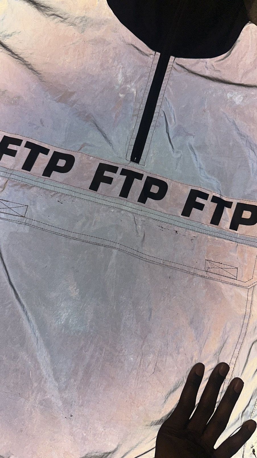 Fuck The Population FTP Competition Reflective Anorak Size US M / EU 48-50 / 2 - 5 Thumbnail