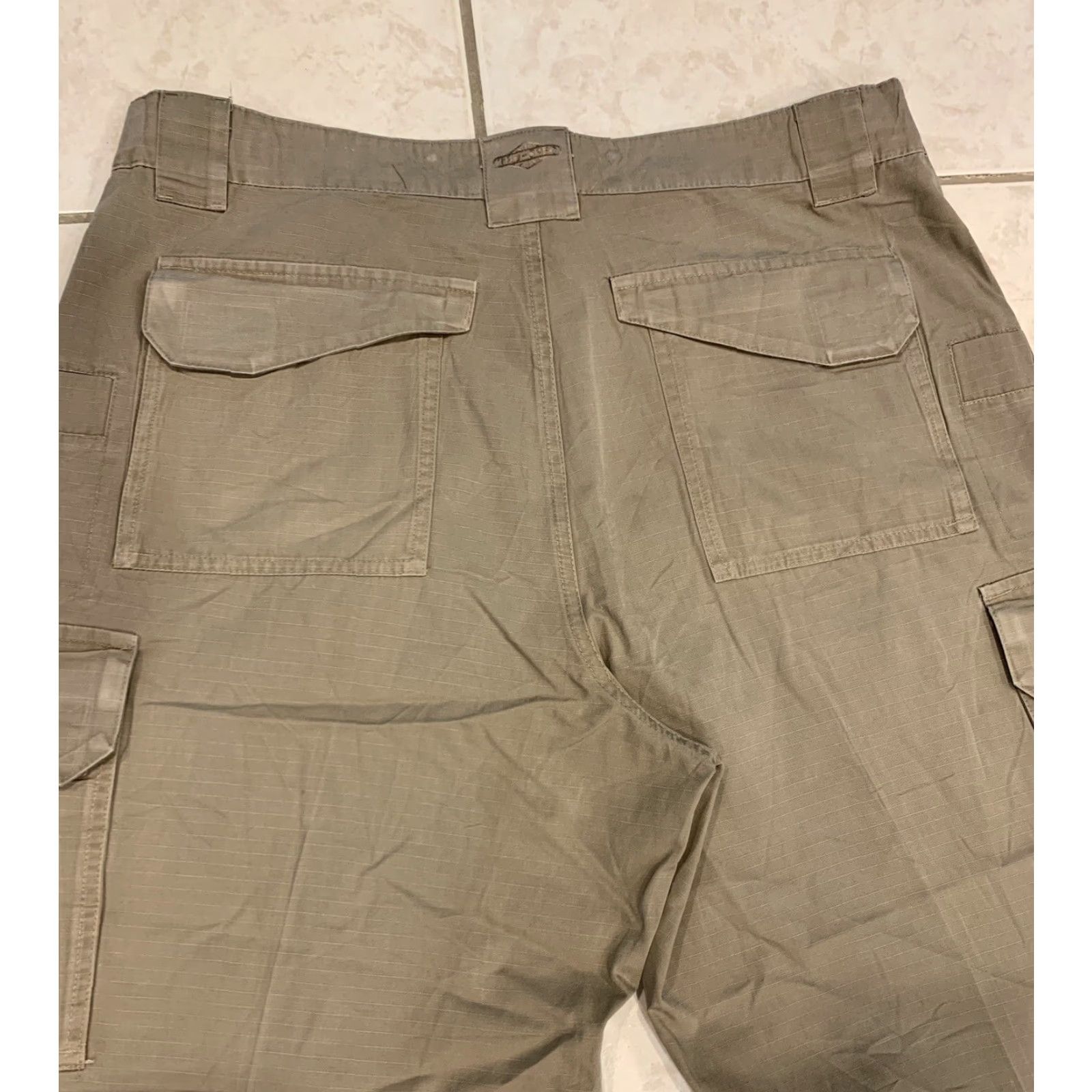 Doublet TRU-SPEC Brown Cargo Pants Men 38x25 Ripstop Double Knee Workwear Regular Cargo Pocket Utility Pants Size US 38 / EU 54 - 5 Thumbnail