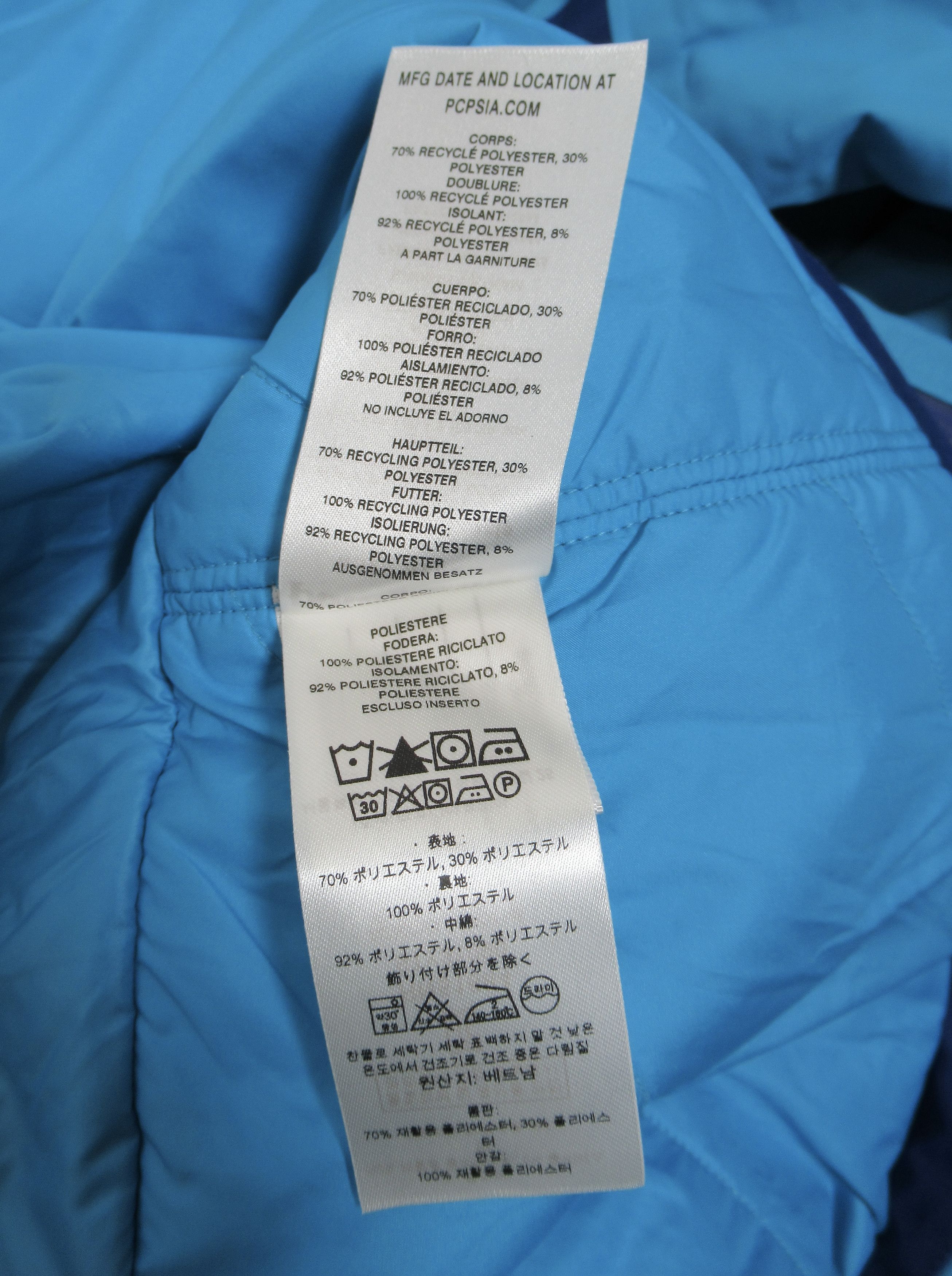 Patagonia Patagonia Insulated Snowbelle Jacket Curacao Blue 31090FA19 Size XS / US 0-2 / IT 36-38 - 11 Thumbnail