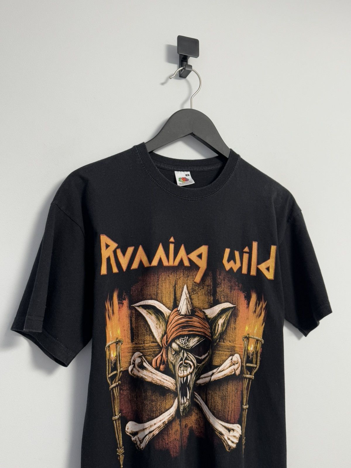 Designer × Japanese Brand × Vintage RUNNING WILD Vintage Band T-Shirt skulls tee Size US M / EU 48-50 / 2 - 2 Thumbnail