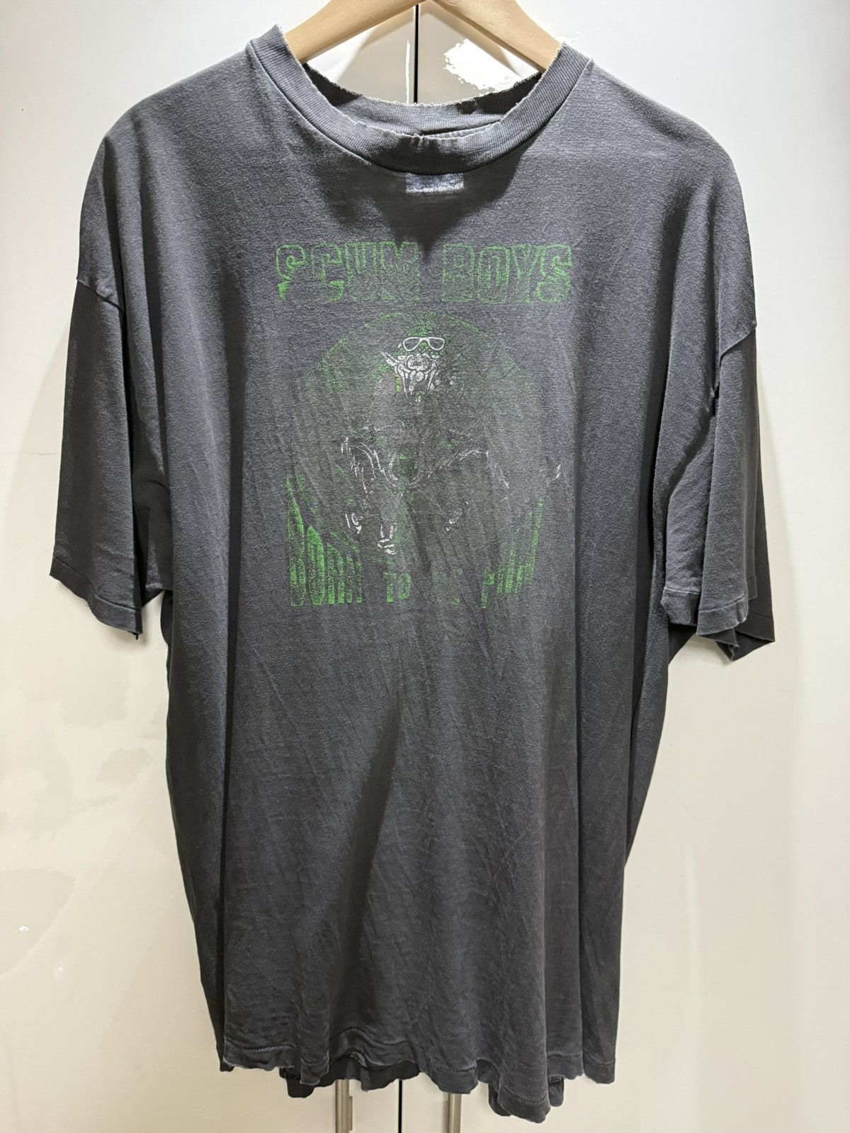 Hanes Vintage Scum Boys Born To Be Fun T-Shirt Size US XL / EU 56 / 4 - 1 Thumbnail