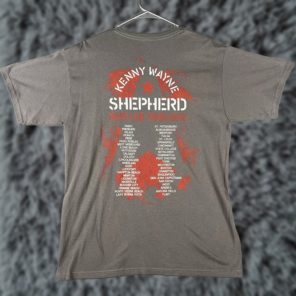 Anvil Kenny Wayne Shepherd How I Go Tour 2012 T Shirt Large Anvil Autographed Band Shirt Mens Gray L Size US L / EU 52-54 / 3 - 1 Thumbnail