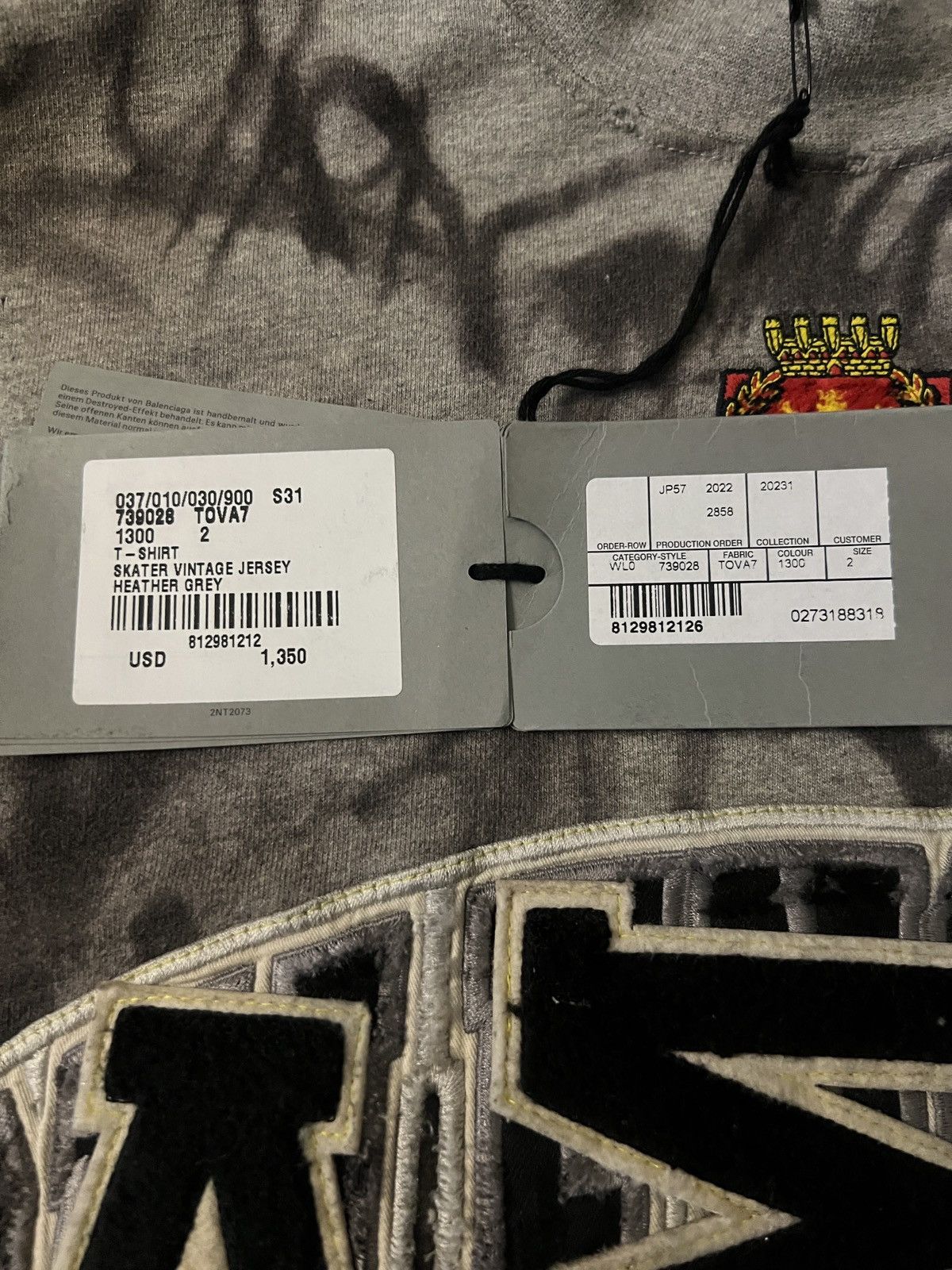 Balenciaga Balenciaga Graffiti Skater Shirt Size US L / EU 52-54 / 3 - 5 Thumbnail