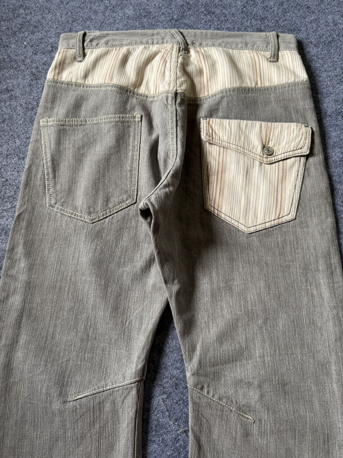 Japanese Brand × Vintage Bee Bell Japan hybrid Smokey Gray Jeans Size US 32 / EU 48 - 3 Thumbnail