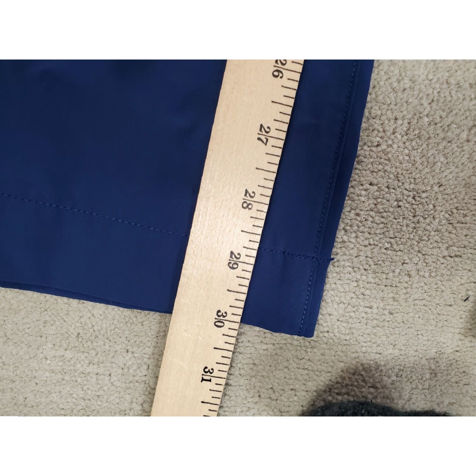 Vintage Duluth Womens Pants 16 Blue Lightweight Stretch Wide-Leg Chino Flat Front Pockets Logo 30in Inseam Regular Size 38" / US 16 / IT 52 - 5 Thumbnail
