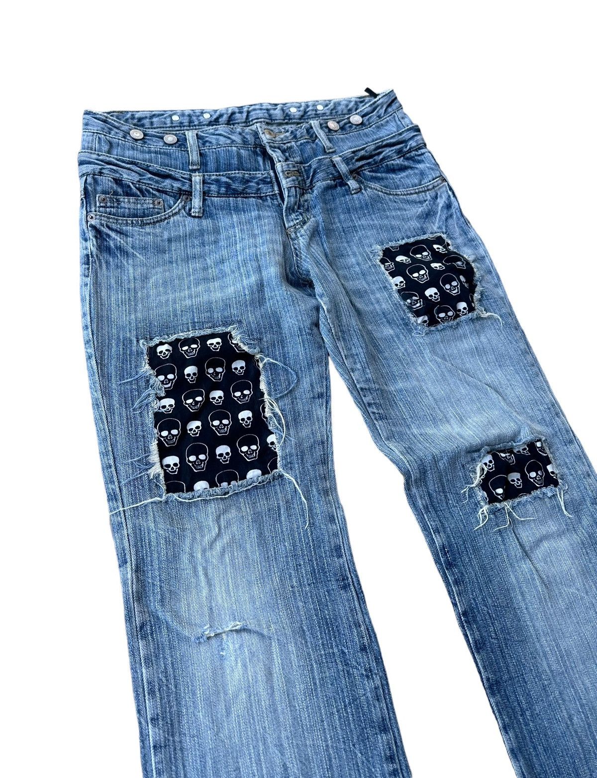 Japanese Brand double waist jeans Size US 32 / EU 48 - 3 Thumbnail