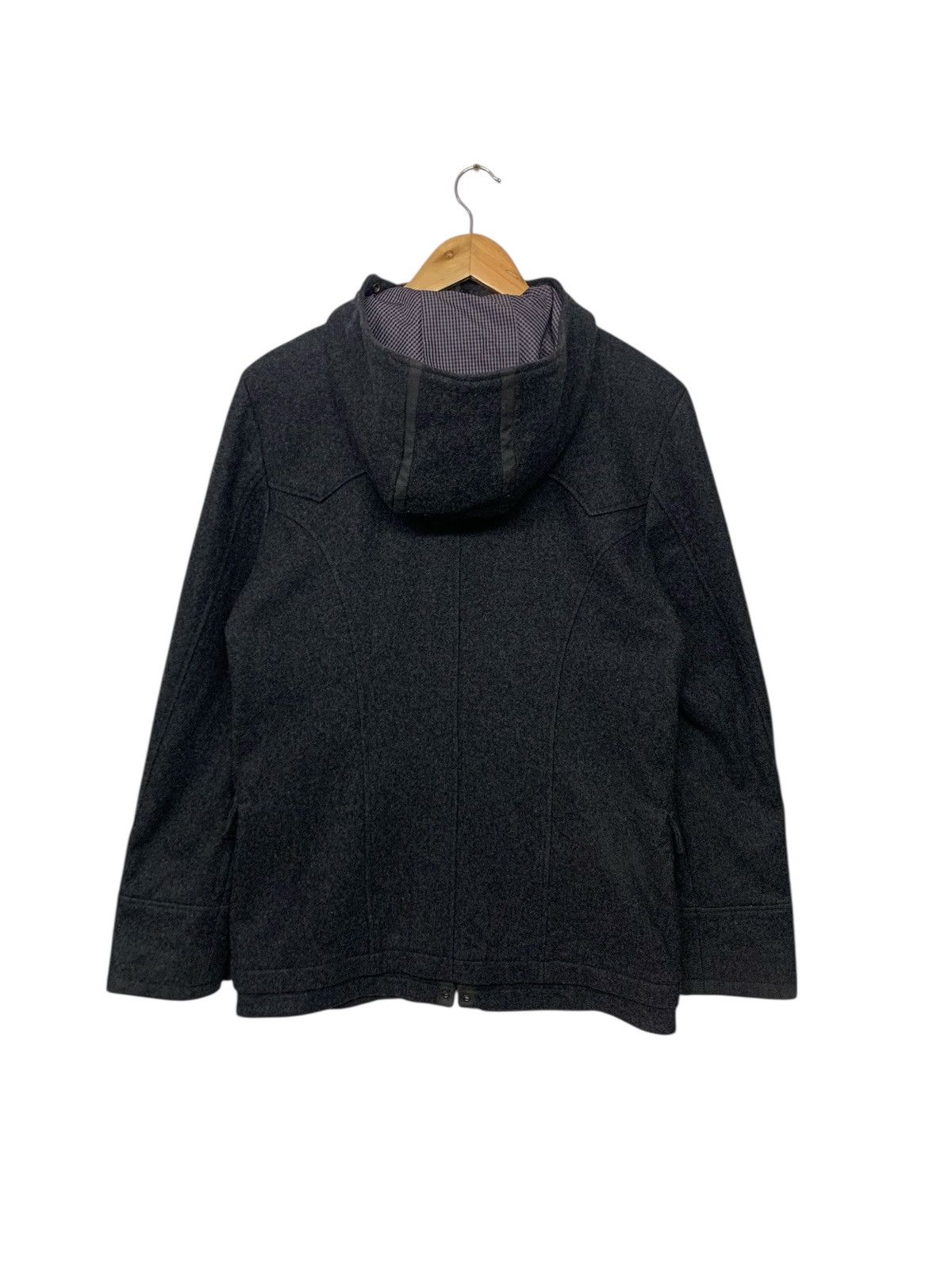 Issey Miyake × Japanese Brand × PPFM Rare PPFM Issey Miyake Wool Zipper Down Jacket Size US L / EU 52-54 / 3 - 4 Thumbnail