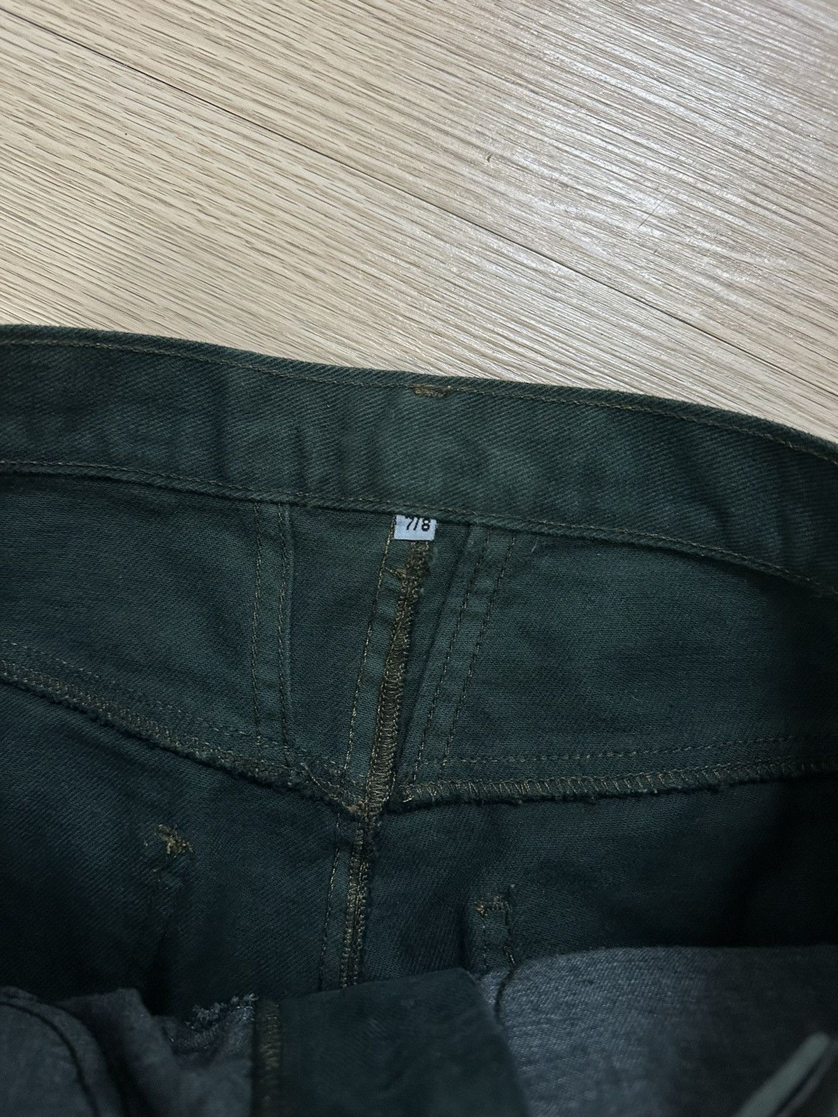Marithe + Francois Girbaud × Vintage Rare Vintage Marithe Francois Girbaud High Rise Green Jeans Size 26" / US 2 / IT 38 - 7 Thumbnail